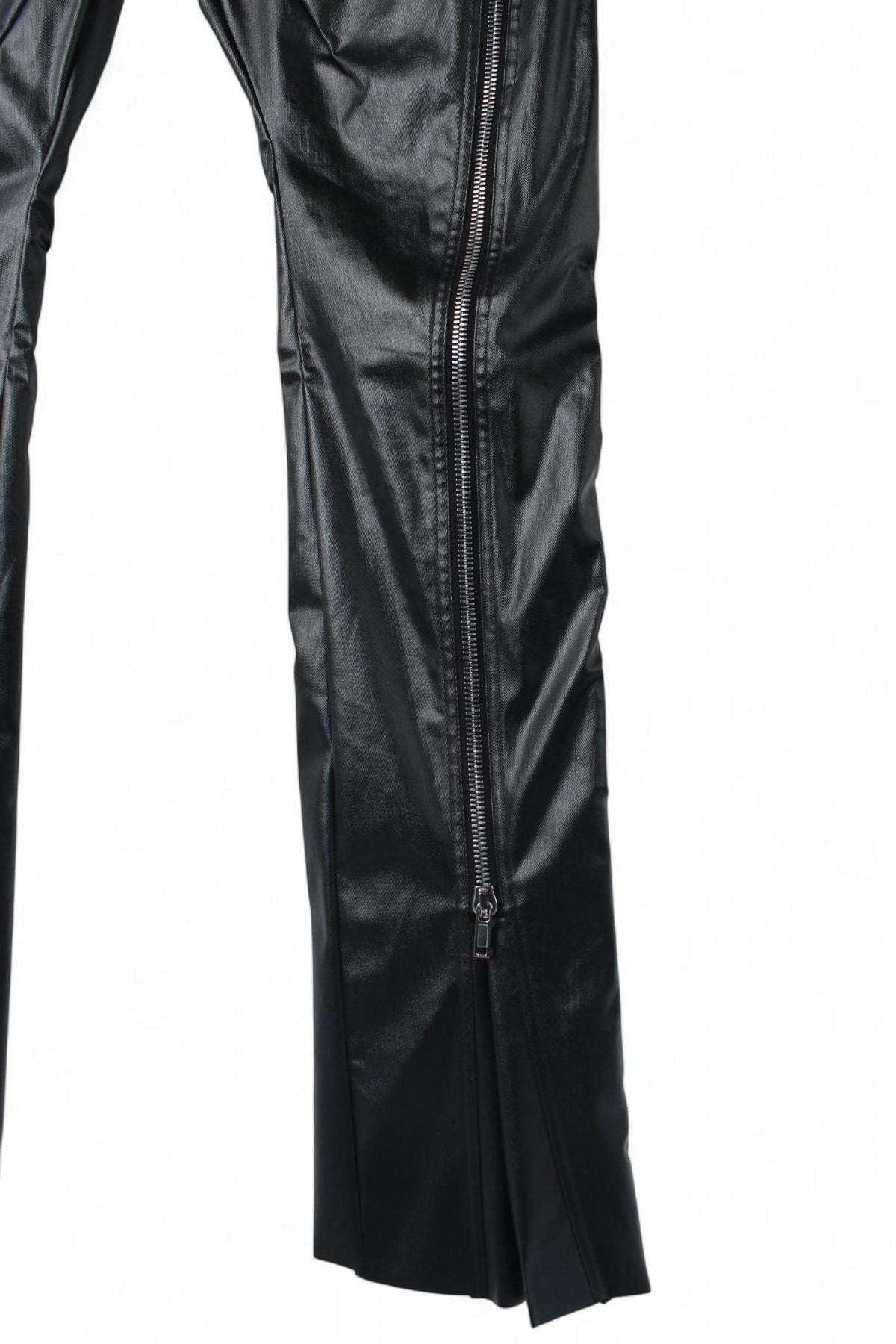 Rick Owens Black Coated Stretch Denim Jeans RU01D3343 SCT 09