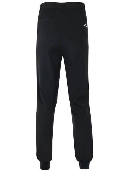 J LINDEBERG Straight Classic Pants for Men GMPA096679999 BLACK DOM