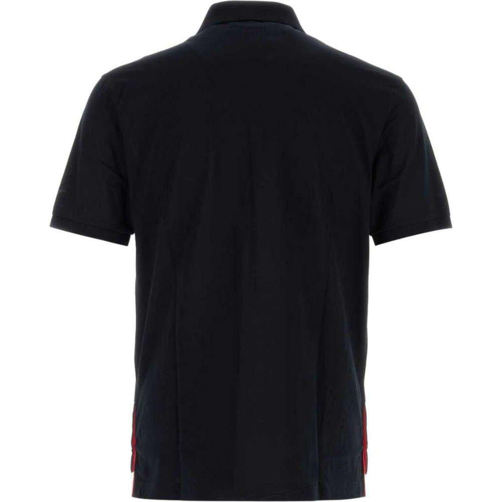 THOM BROWNE RWB Pocket Navy Cotton Polo Shirt Unisex