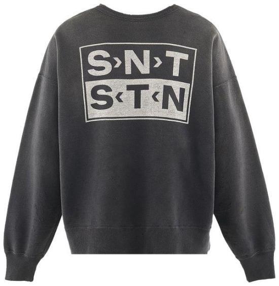 SAINT MICHAEL Long Sleeve Sweatshirt SMYS10000027 BLACK DOM