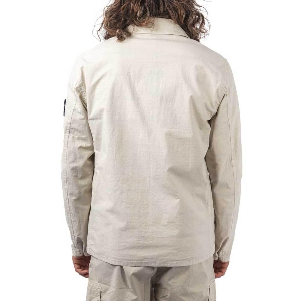 STONE ISLAND Stretch TC Overshirt Jacket Sand