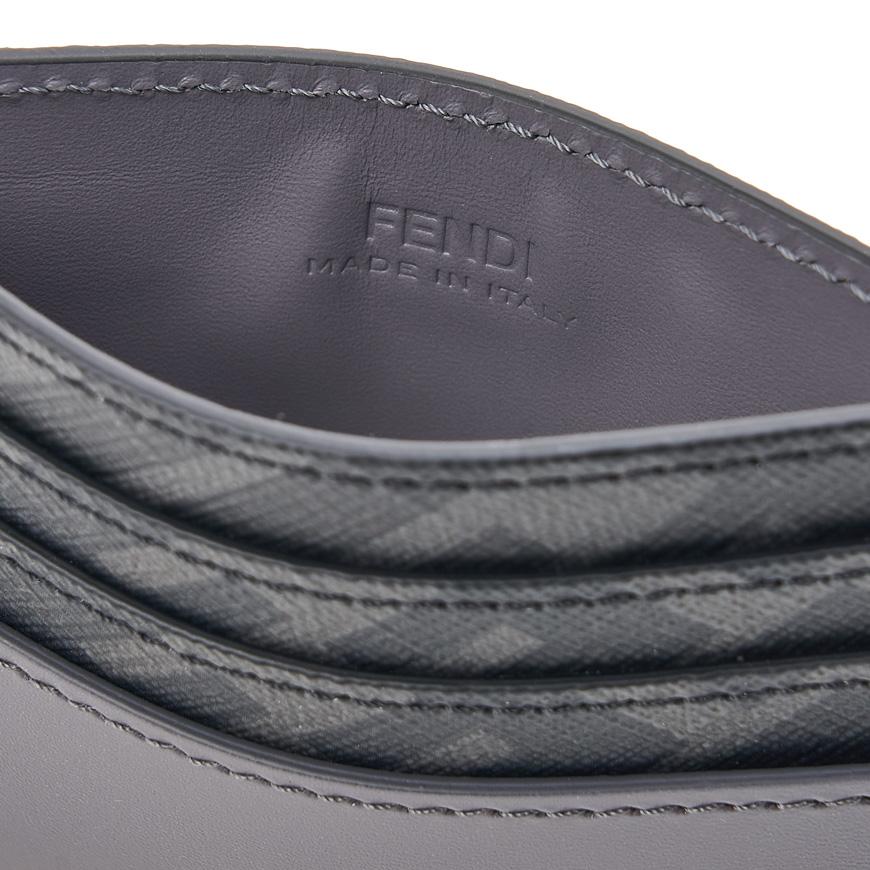 FENDI Men's Diagonal Card Holder Wallet 7M0164 AFF2 F07AL