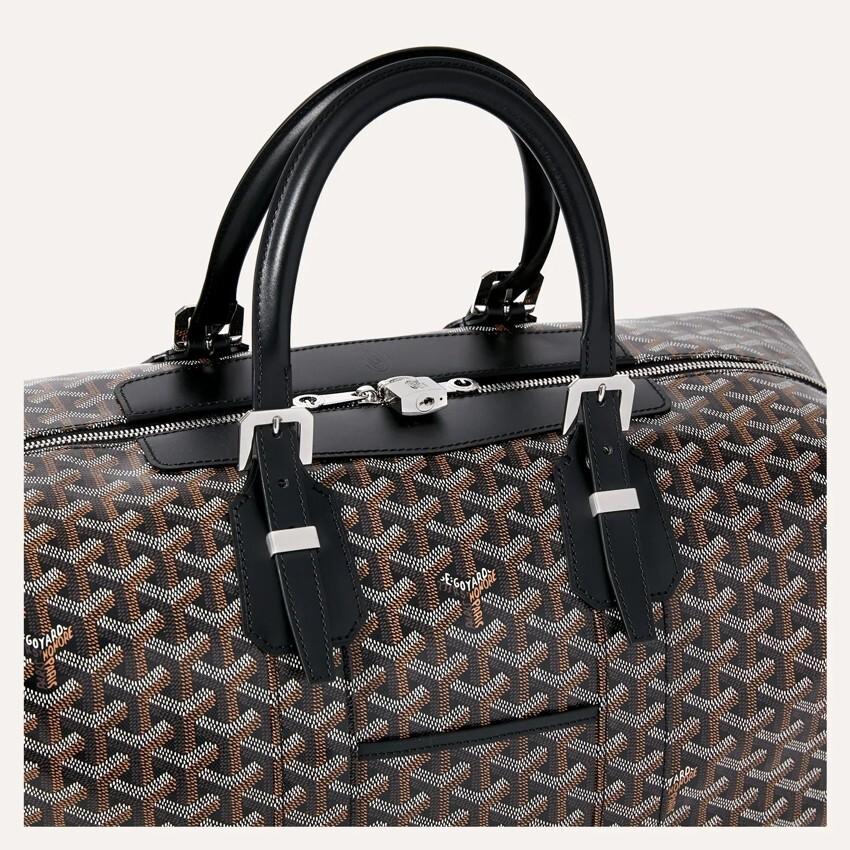 GOYARD Black Bowling 45 Unisex Clutch Bag BOWLIN 045 TY01 CL01