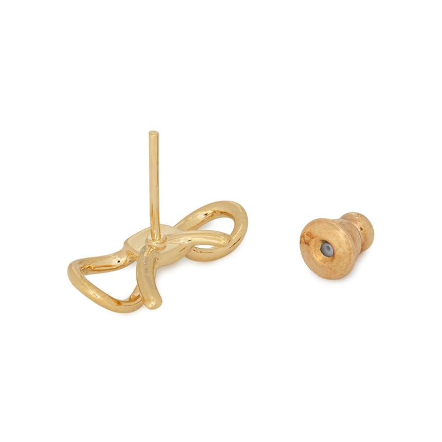 Ferragamo Bow Earrings Unisex Jewelry 760949 0791133