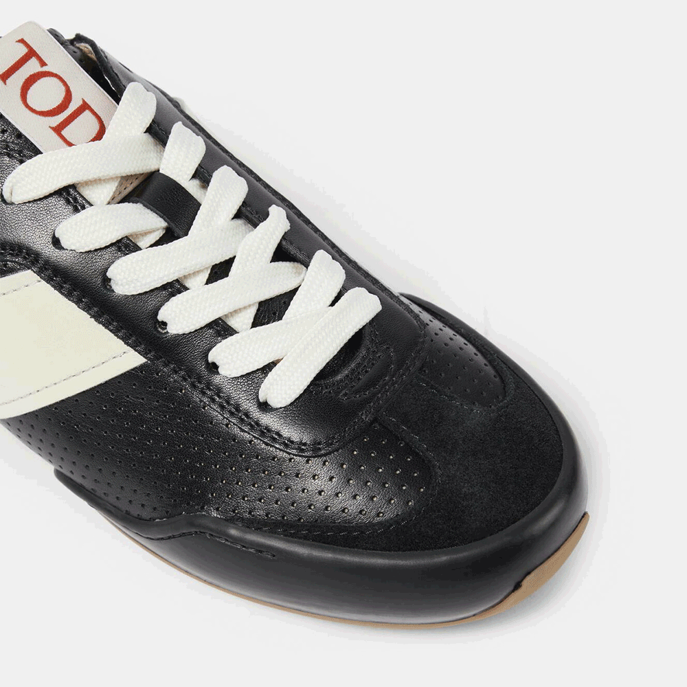 Tods Elastic Leather Low-Top Sneakers Women XW05L0HZ70K1E 3351