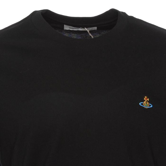 Vivienne Westwood ORB Logo Classic Black Cotton T-Shirt