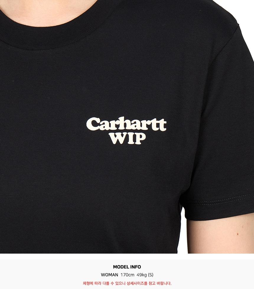 Carhartt WIP Spoiled Women’s Short Sleeve T-Shirt Black Cotton