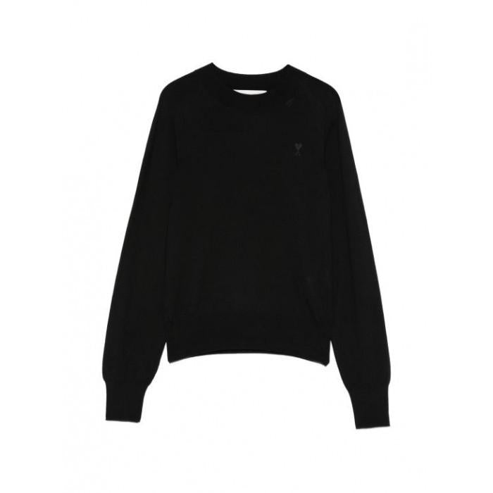 AMI Wool Crewneck Ami De Coeur Sweater