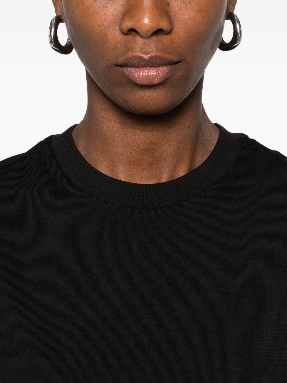 Moncler Black Short Sleeve Cotton T-Shirt