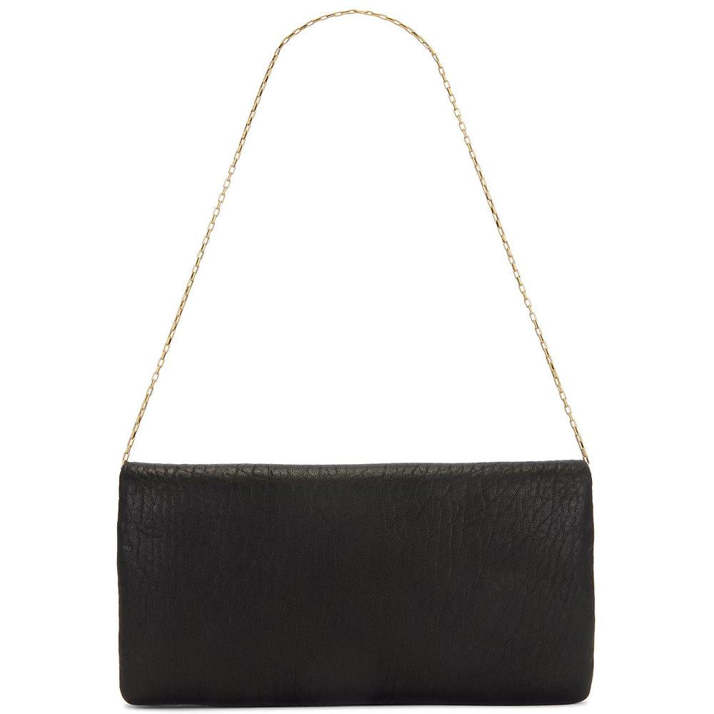 Saint Laurent Calypso Mini Shoulder Bag with Gold Logo 801712 AACYT 1000