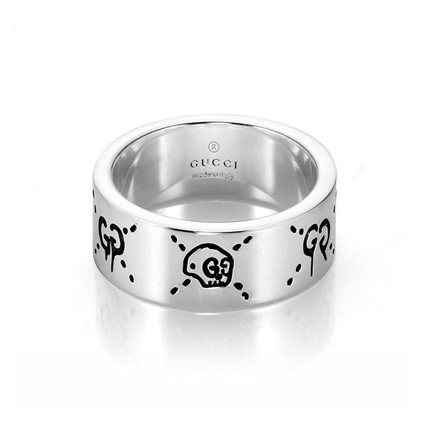 GUCCI Unisex Silver Ring YBC455318001 455318 J8400 0701