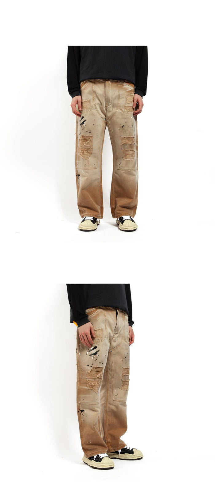 GALLERY DEPT. Branco Carpenter Denim Pants BCP 40028 TAN