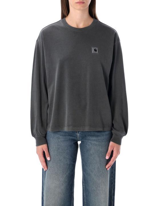 CARHARTT WIP Black Long-Sleeve Sweatshirt Women’s Cotton Top