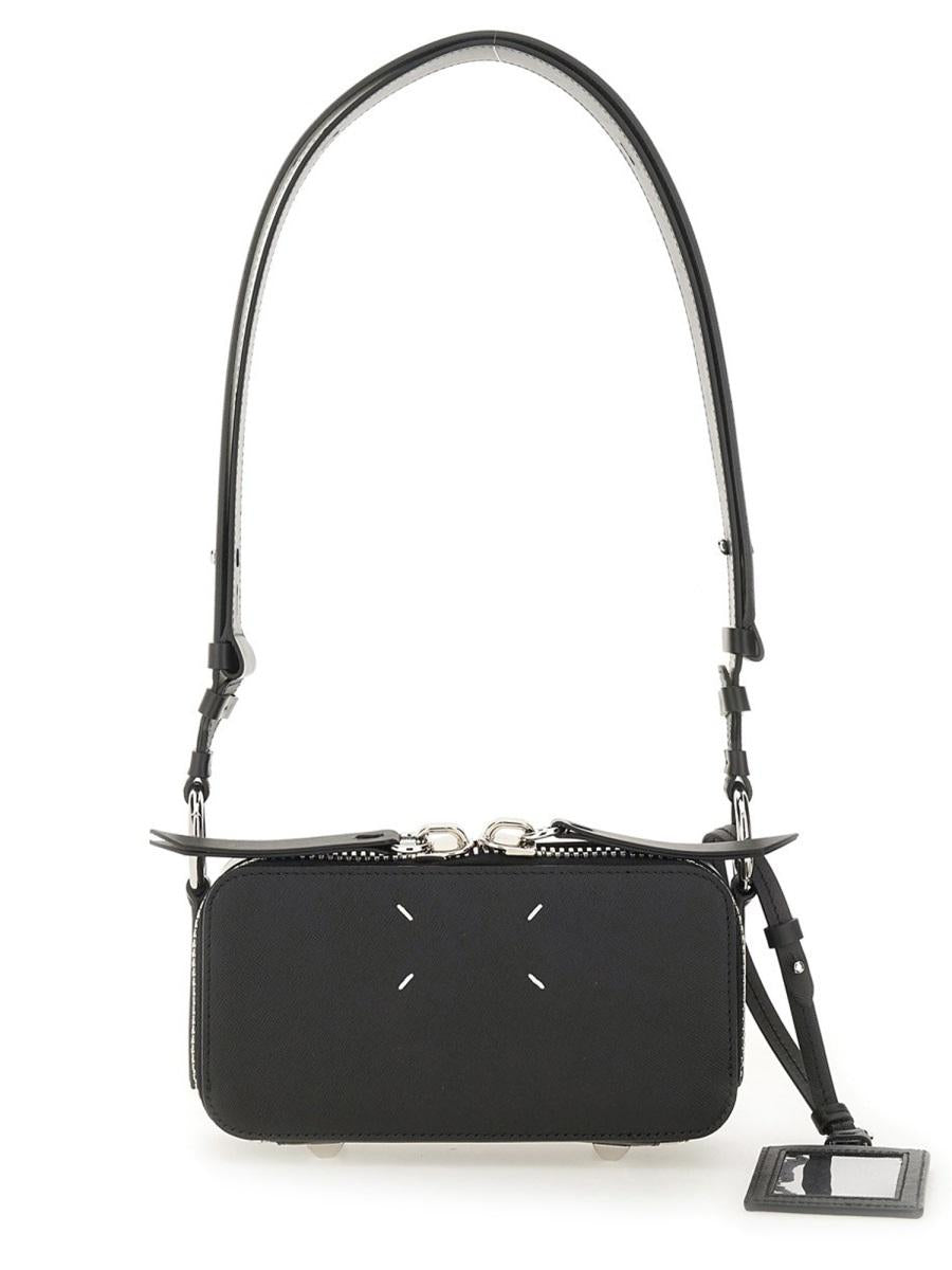 Maison Margiela Black Leather Shoulder Bag