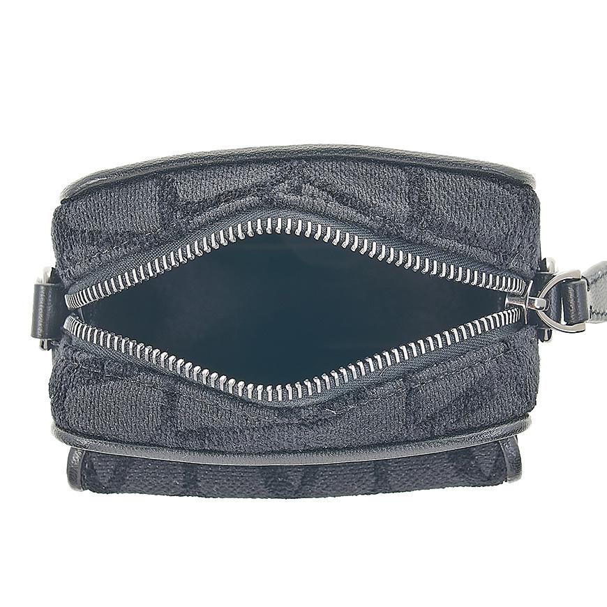 VALENTINO Iconography V Logo Crossbody Bag Black Unisex
