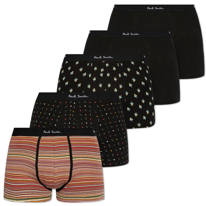 Paul Smith Black Mix 5-Pack Underwear for Men M1A 914 P5PK10 1A