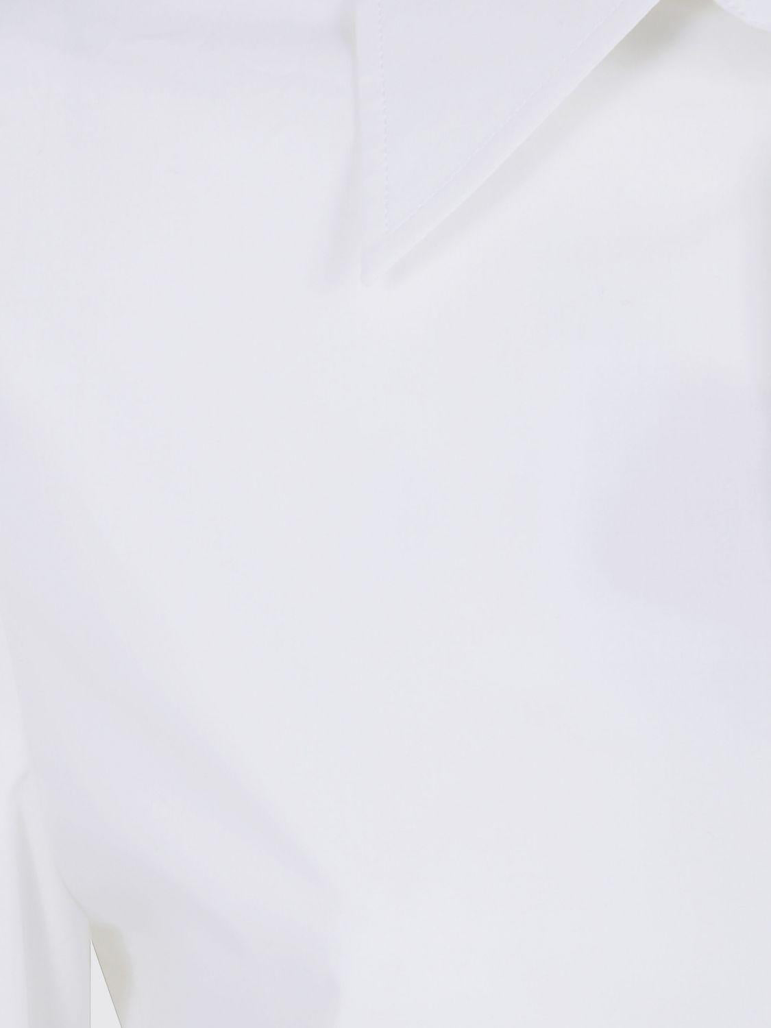 Maison Margiela Long Sleeve Cotton Shirt Beige Women