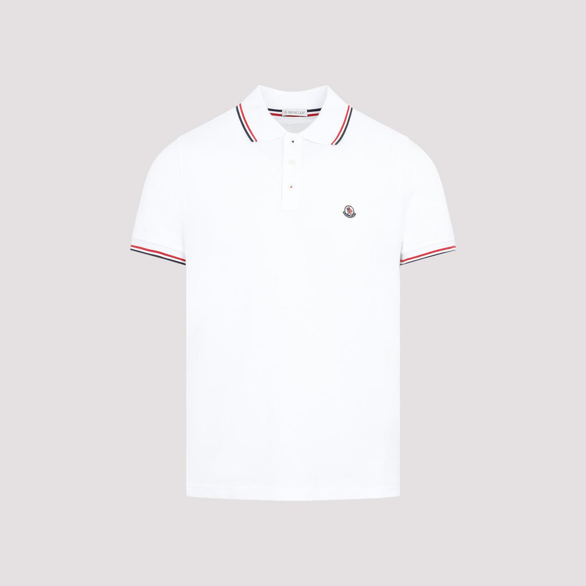 Moncler Short Sleeve Polo Shirt Men’s Cotton Black