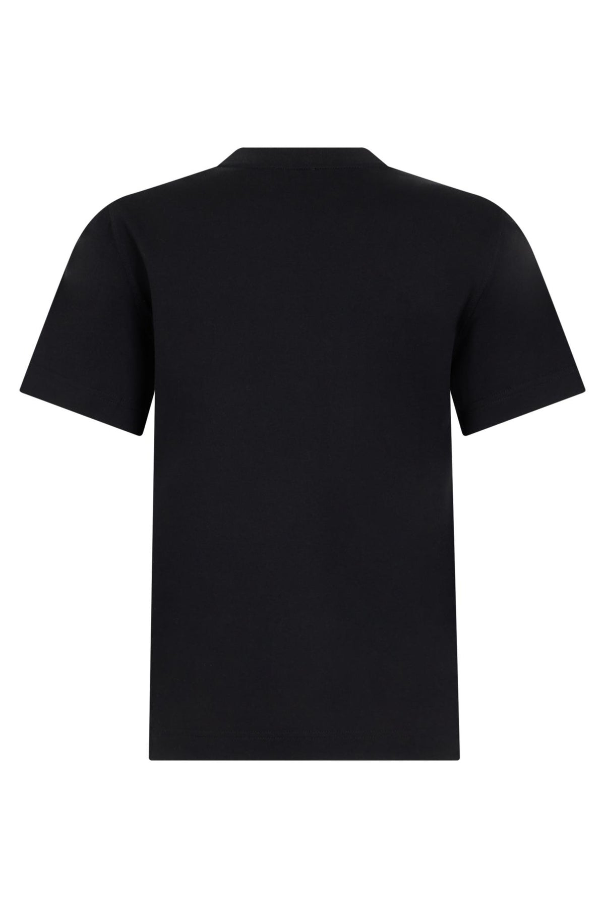 BURBERRY Black Cotton Short Sleeve T-Shirt