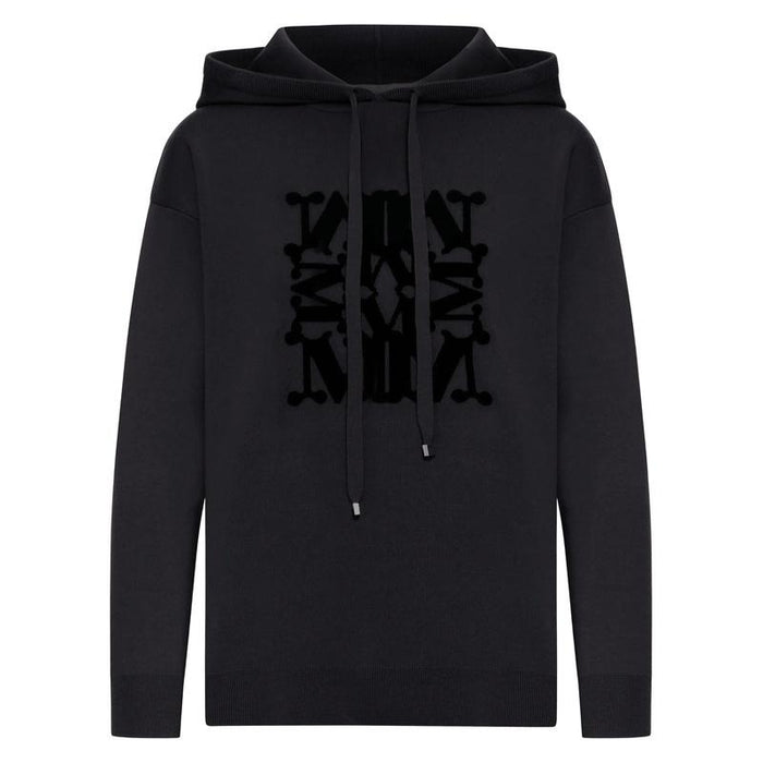 Max Mara Virgin Wool Hooded Knit Sweater for Women