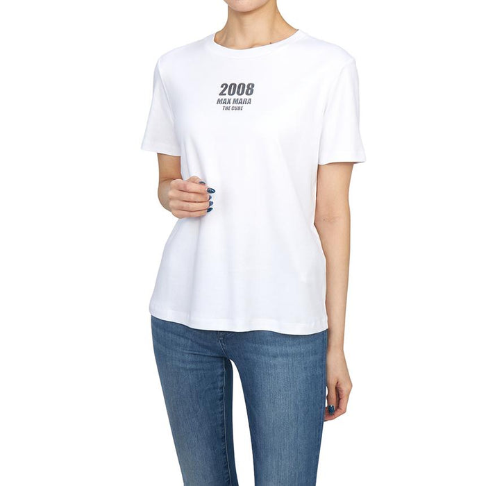Max Mara QUIETO Short Sleeve T-Shirt White 2519971011