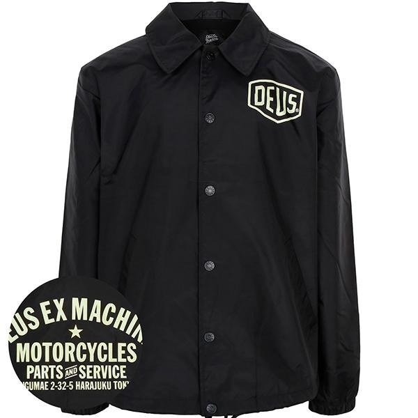 Deus Ex Machina Black Harajuku Coach Jacket Men’s D261 MJK106