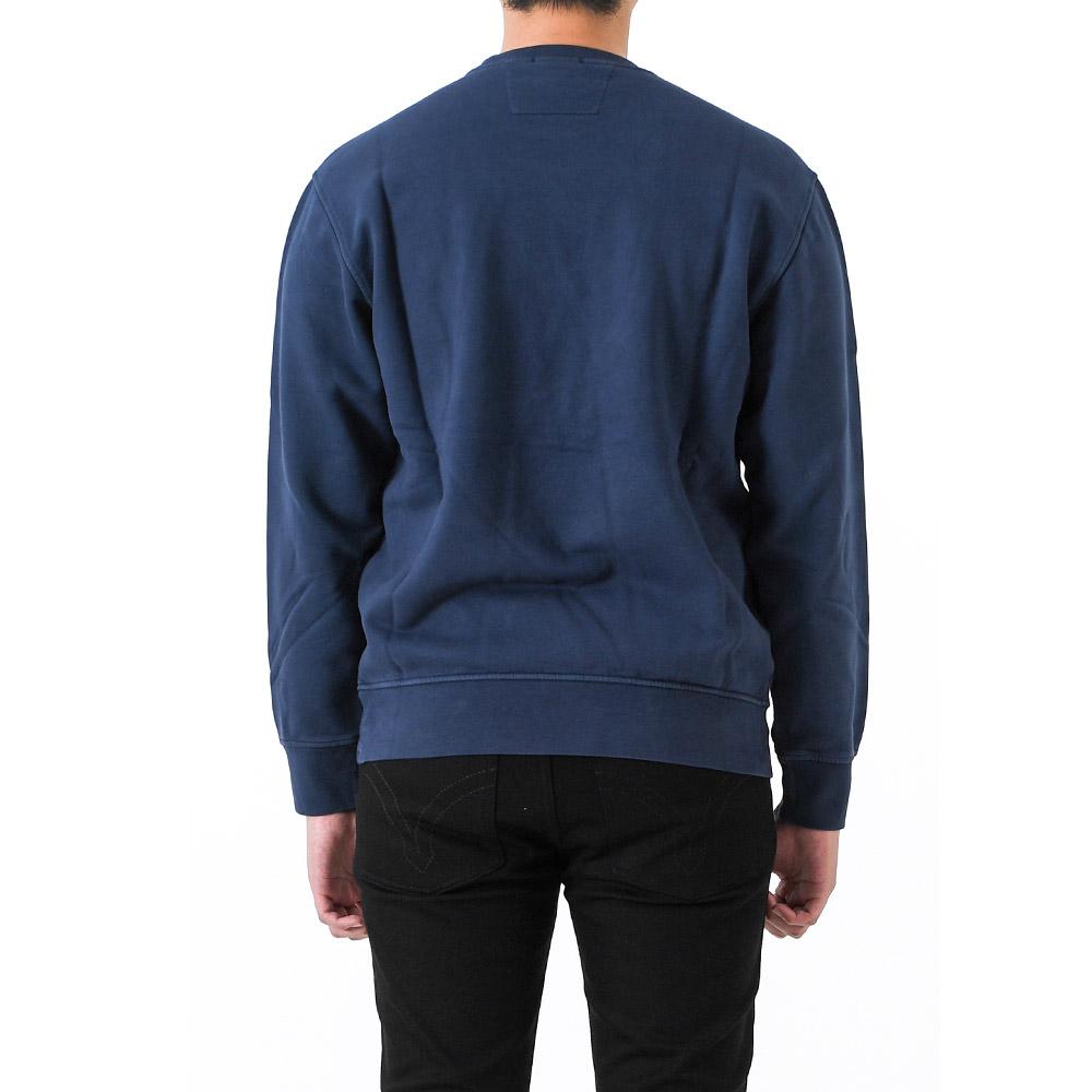 CP Company Embroidered Logo Sweatshirt Blue Men’s
