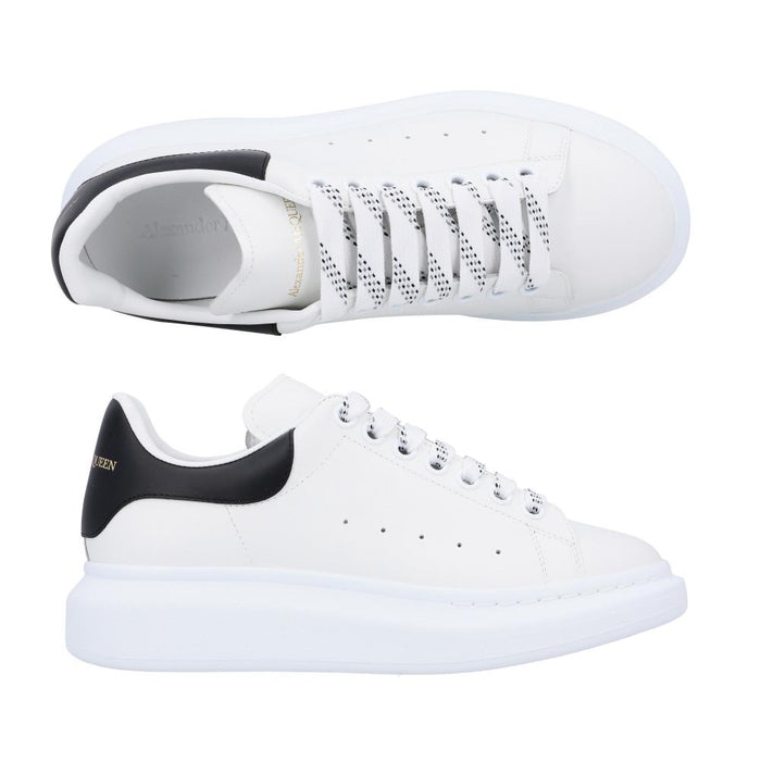 Alexander Mcqueen Oversized White Leather Low-Top Sneakers 553680 WIAIG 9061