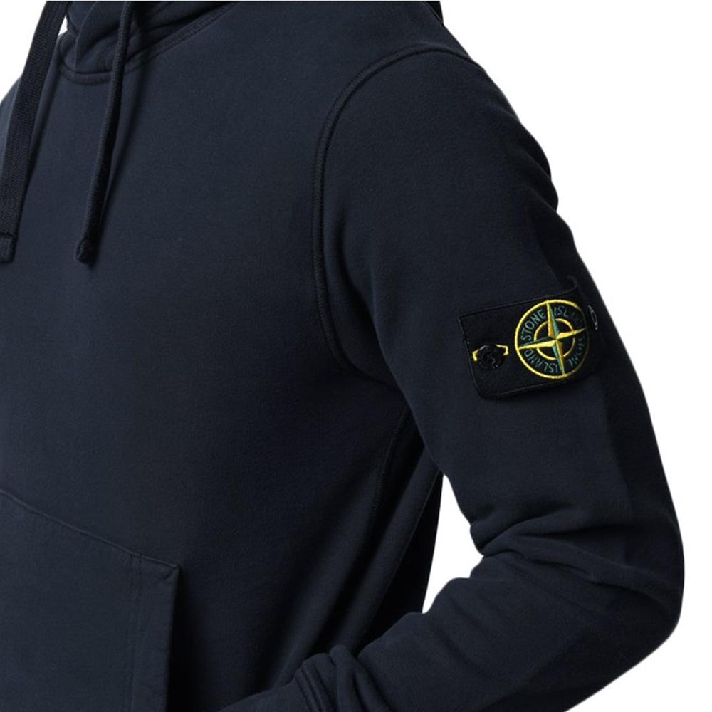 STONE ISLAND Fleece Hoodie with Logo Patch 751564120 V0020