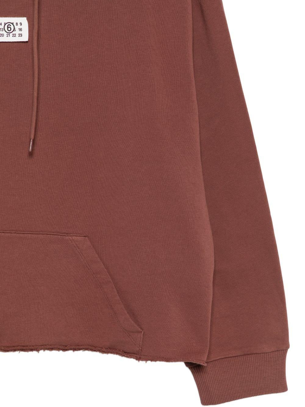 Maison Margiela Gray Cotton Pullover Hoodie for Women
