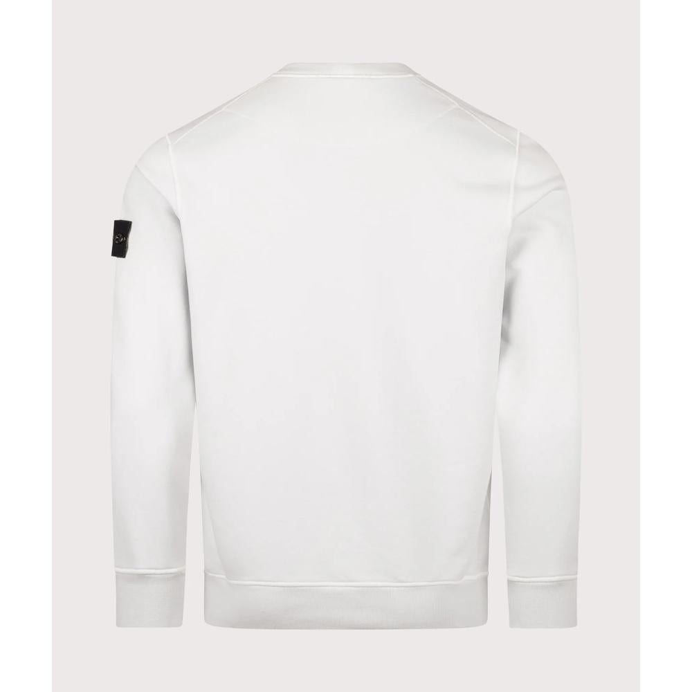 STONE ISLAND Cotton Fleece Crewneck Sweatshirt Men’s Navy