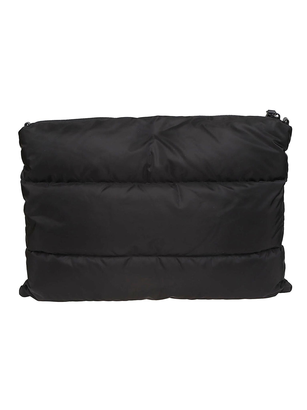 Moncler Black Leather Clutch Bag for Men