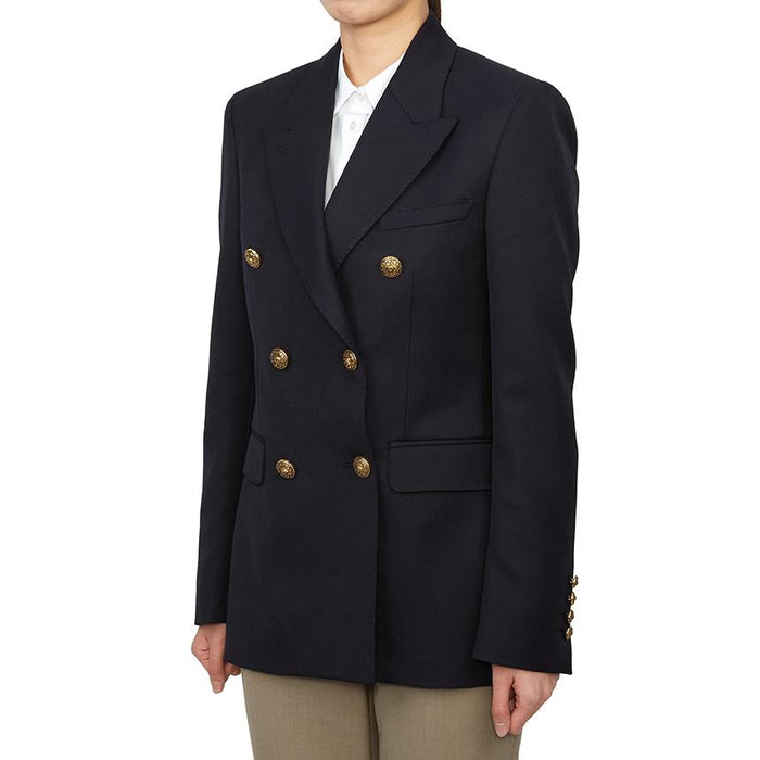 GOLDEN GOOSE Women’s Wool-Blend Tailored Jacket Navy