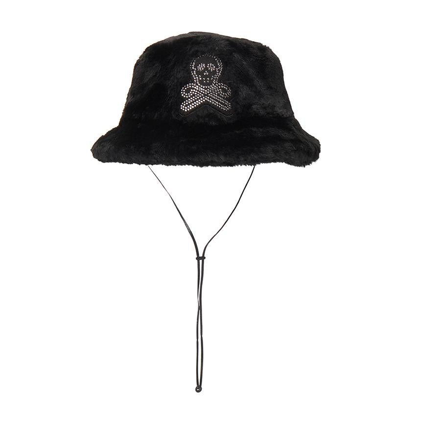MARK&LONA Faux Fur Bucket Hat Unisex MLF 5C FC16 BLACK