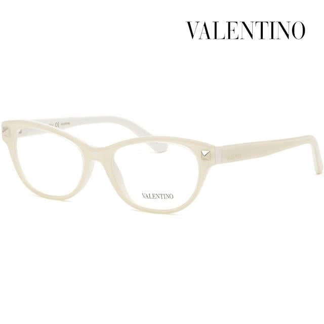 VALENTINO Ivory Acetate Horn-Rim Eyeglasses Unisex V2660 103