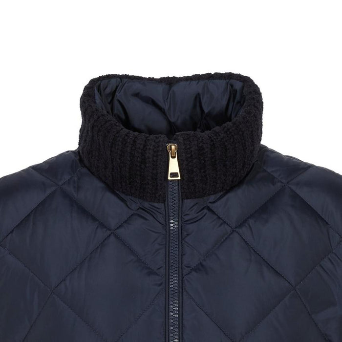 Moncler Women’s Padded Zip Cardigan Navy Knit