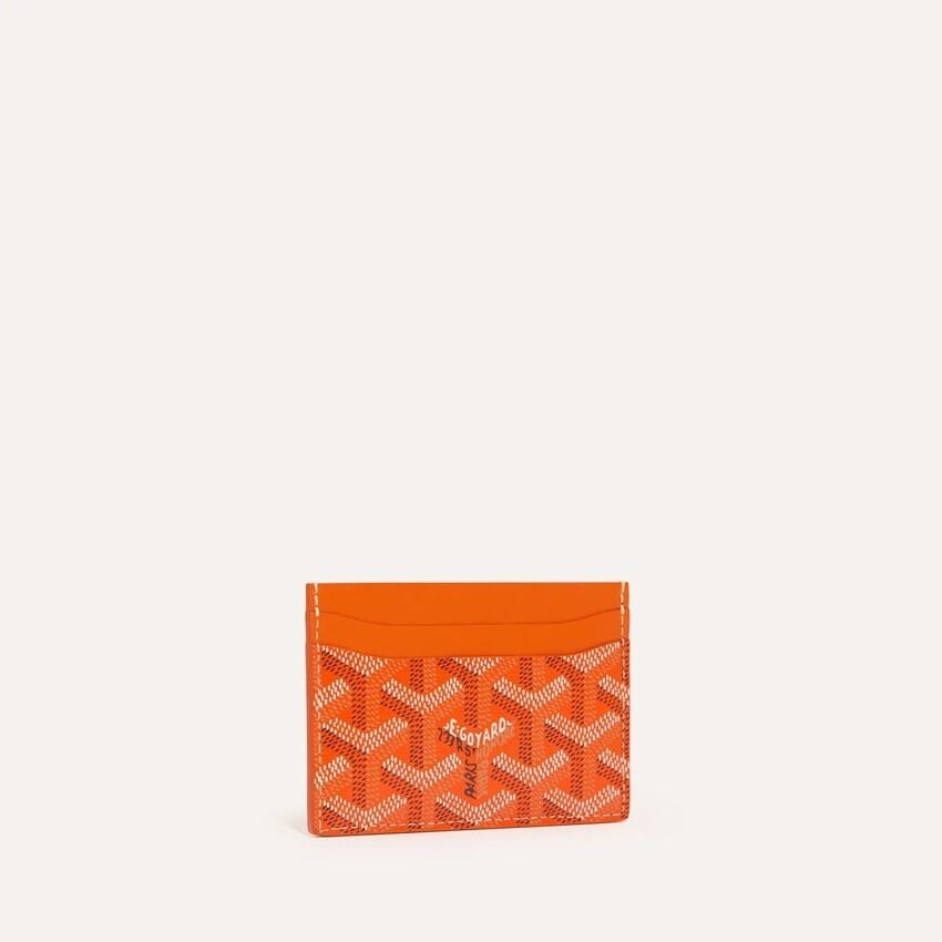 GOYARD Orange Saint Sulpice Women’s Card Holder Wallet STSULPPMLTY07CL07X