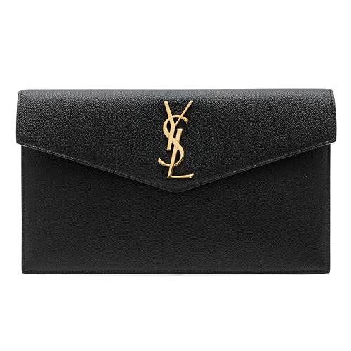 Saint Laurent Uptown Leather Pouch Black 565739 1GF0J 1000