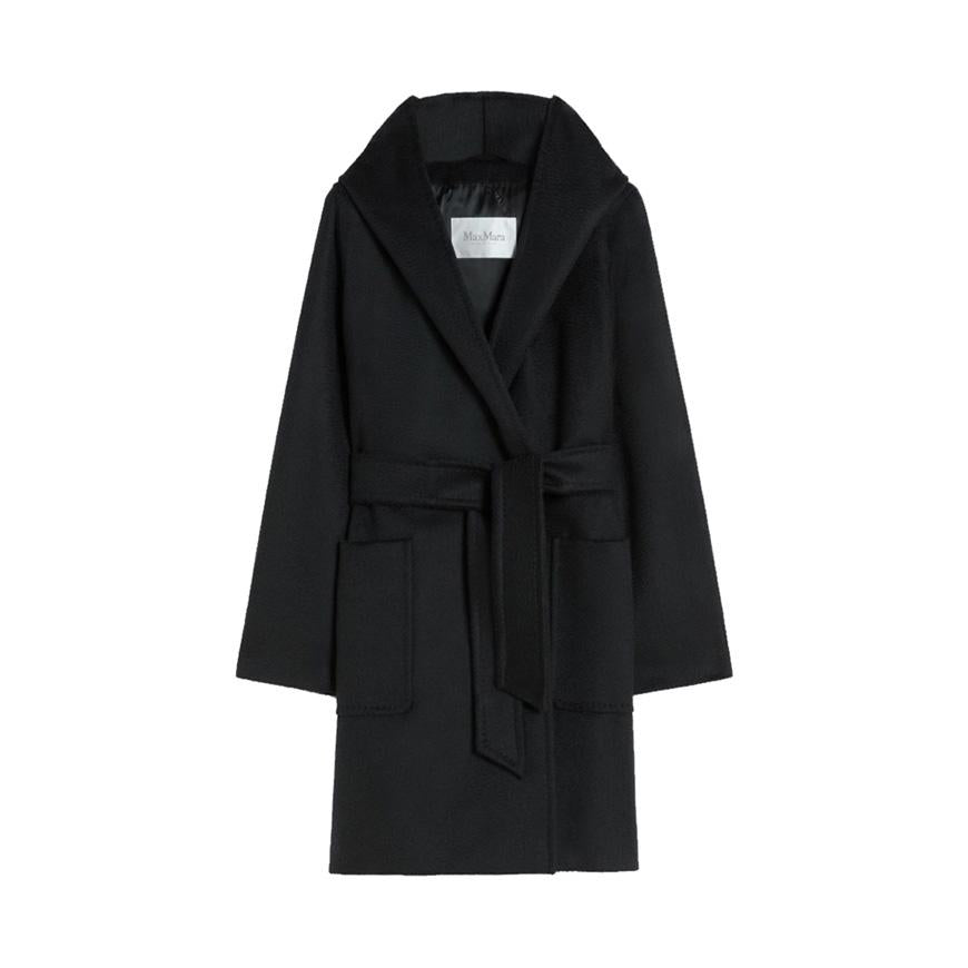 Max Mara RIALTO Wool Blend Belted Coat for Women, Beige
