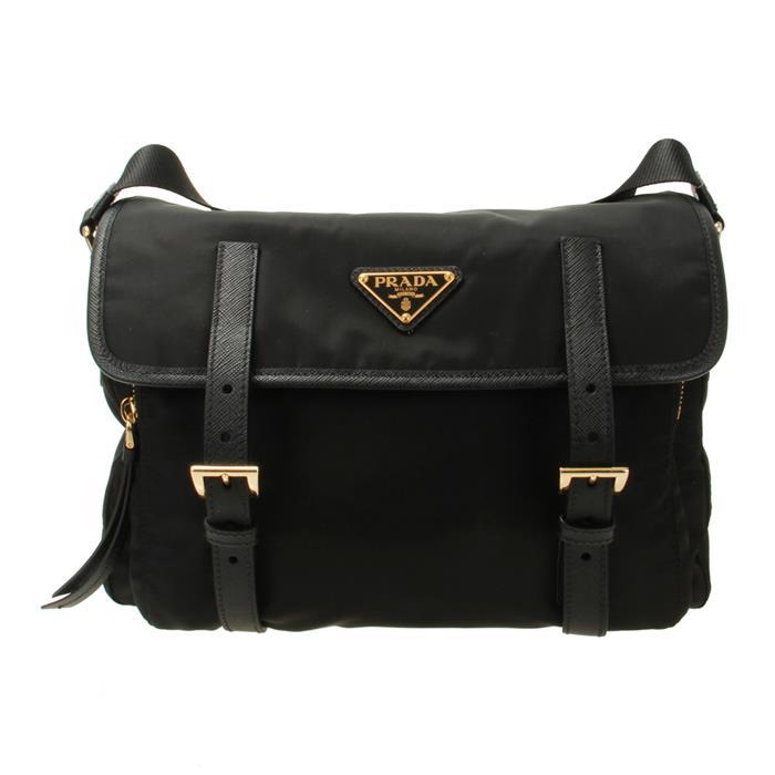PRADA Re-Nylon Shoulder Bag Black