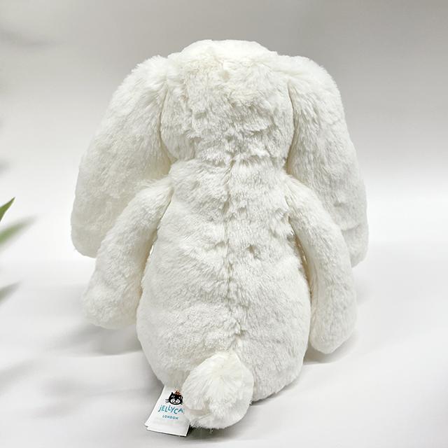 jELLYCAT Bashful Cream Bunny Plush Keyring Accessory