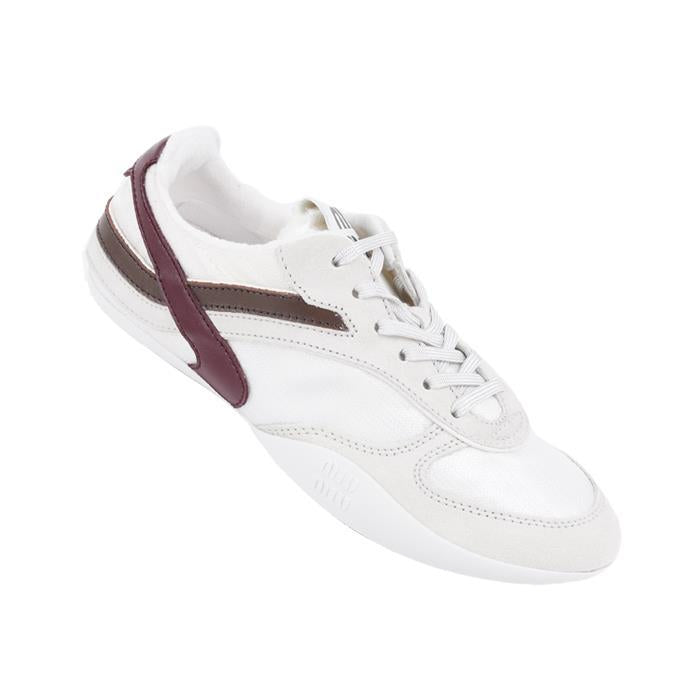Miu Miu White Low-Top Sneakers