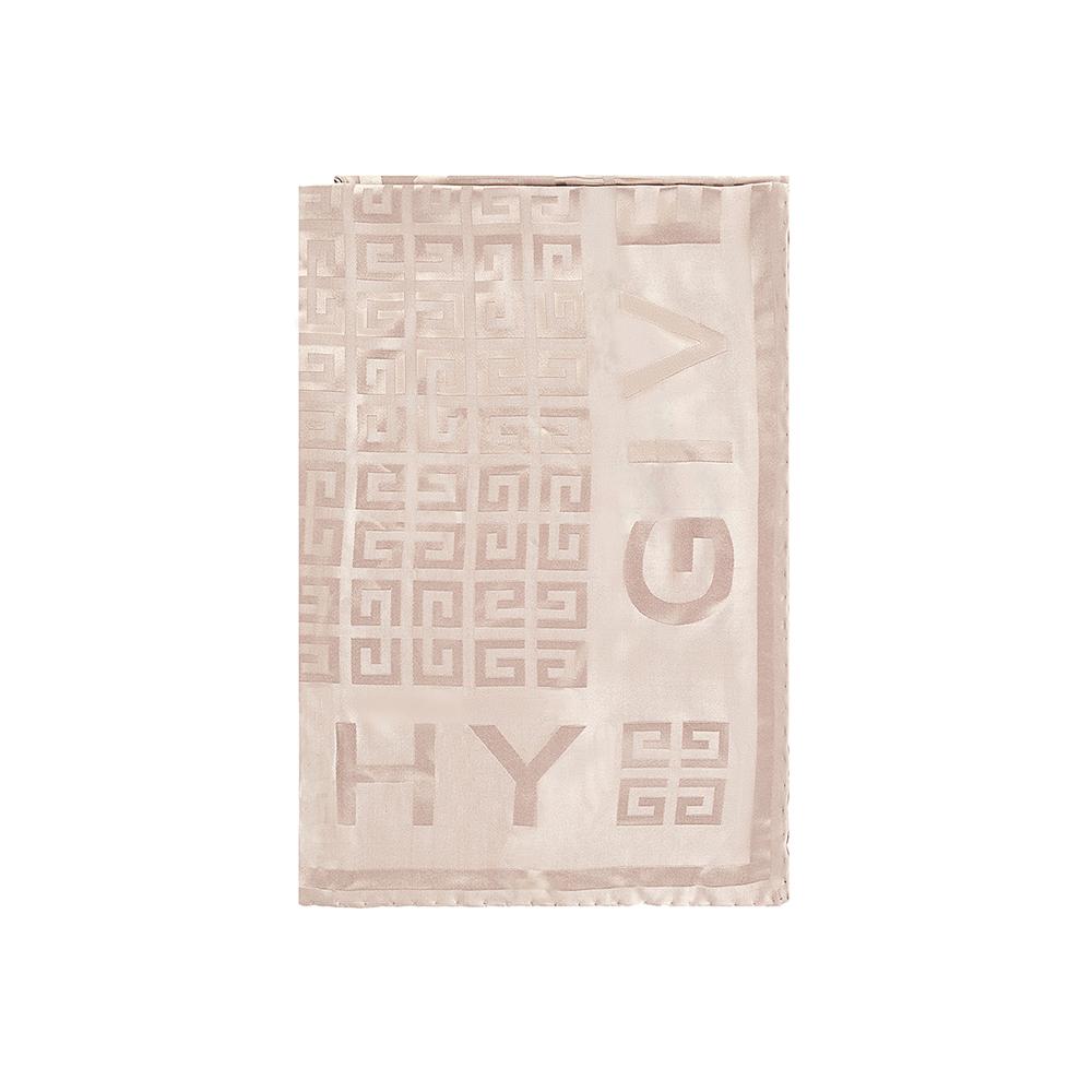 GIVENCHY Monogram Glossy Jacquard Silk Scarf for Women BG00DKG03F 271 4G