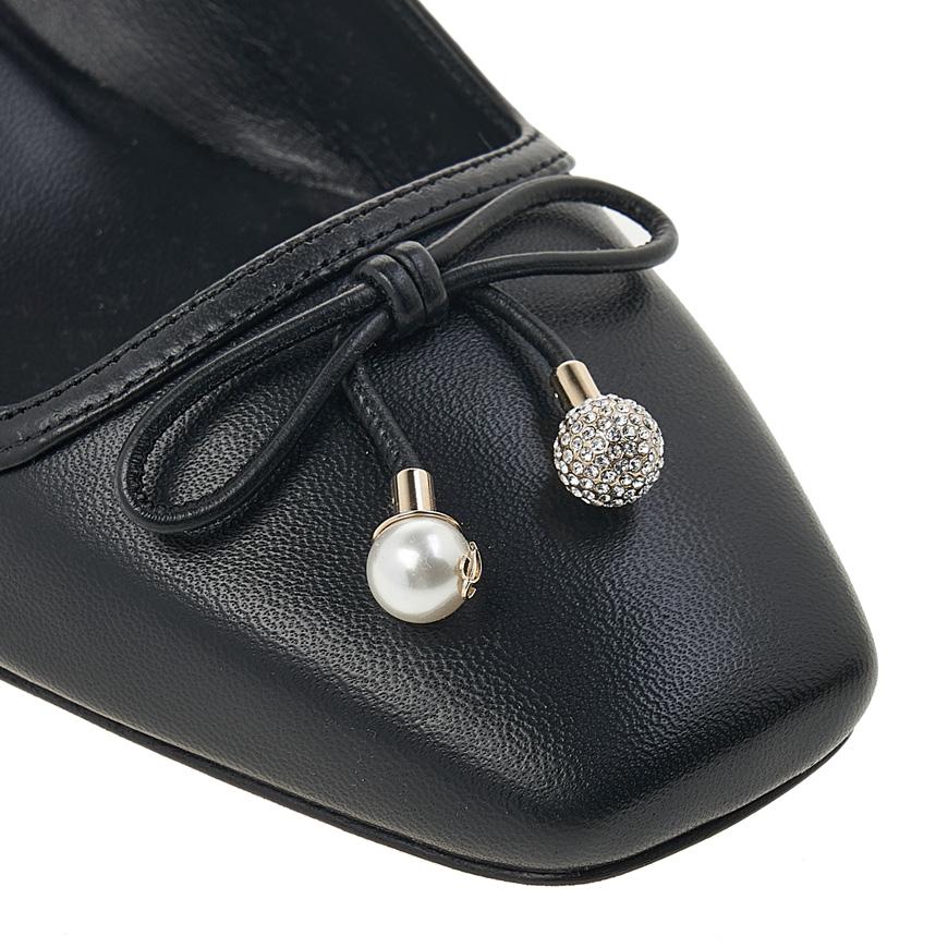 Jimmy Choo Yellow Leather Yelme Pumps ELME 45 NAP BLACK