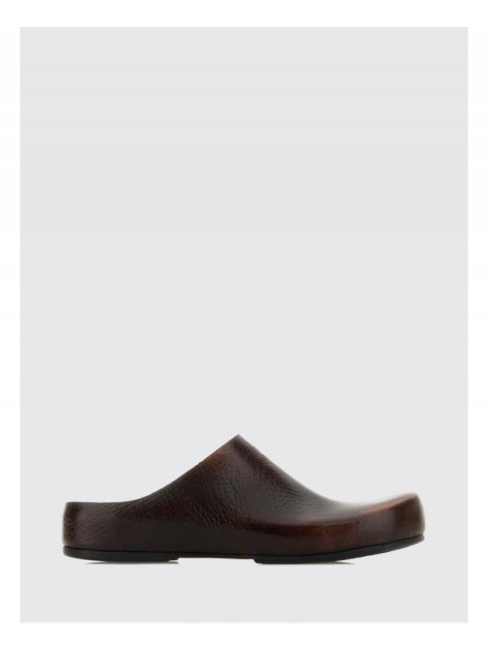 Miu Miu Leather Mule Sandals 5R643E 3ZMZ F0BW5