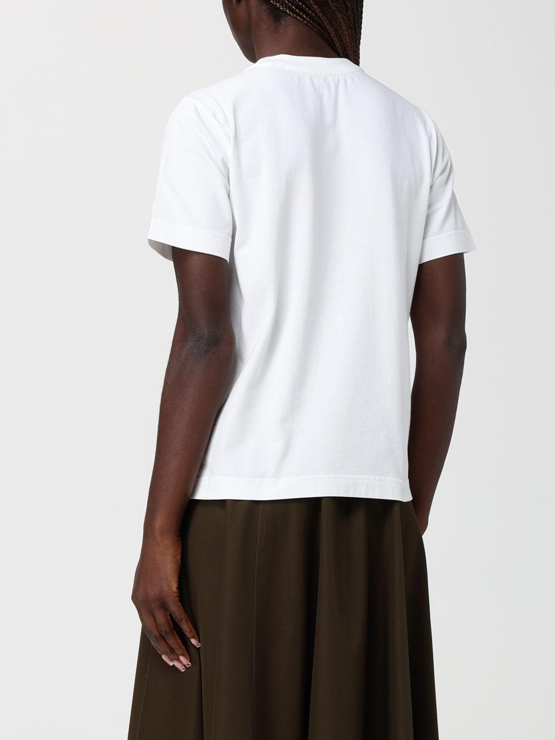 BURBERRY Short Sleeve Cotton T-Shirt Women’s White