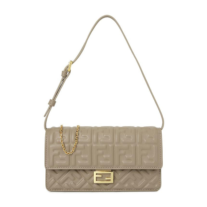 FENDI Women’s Chain Baguette Shoulder Bag