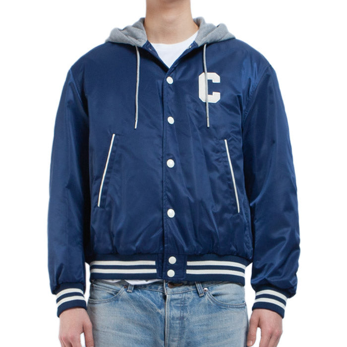 CELINE Oversized Nylon Hooded Teddy Jacket 2W15A227R 07MR