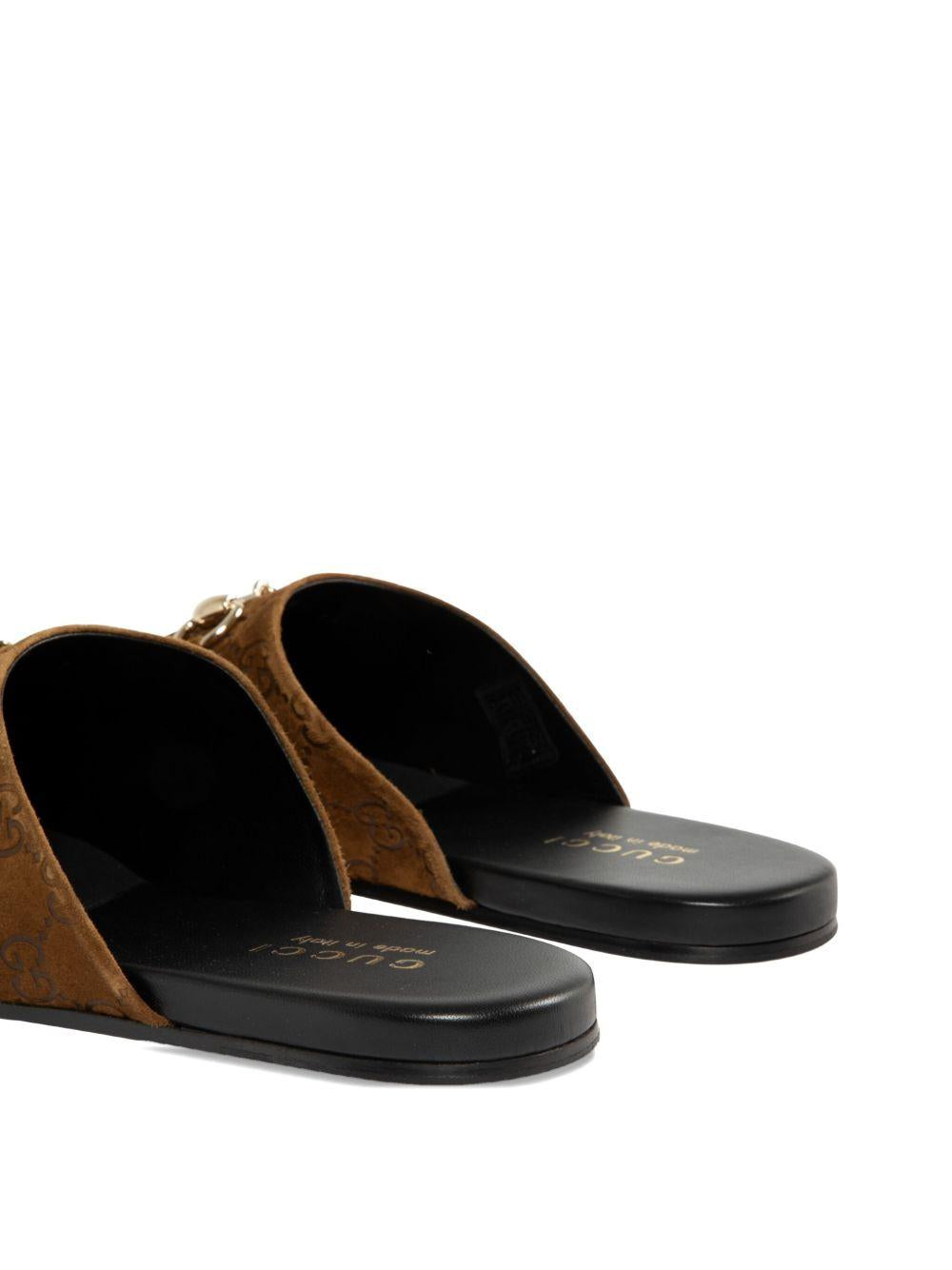 GUCCI Leather Slide Sandals for Men