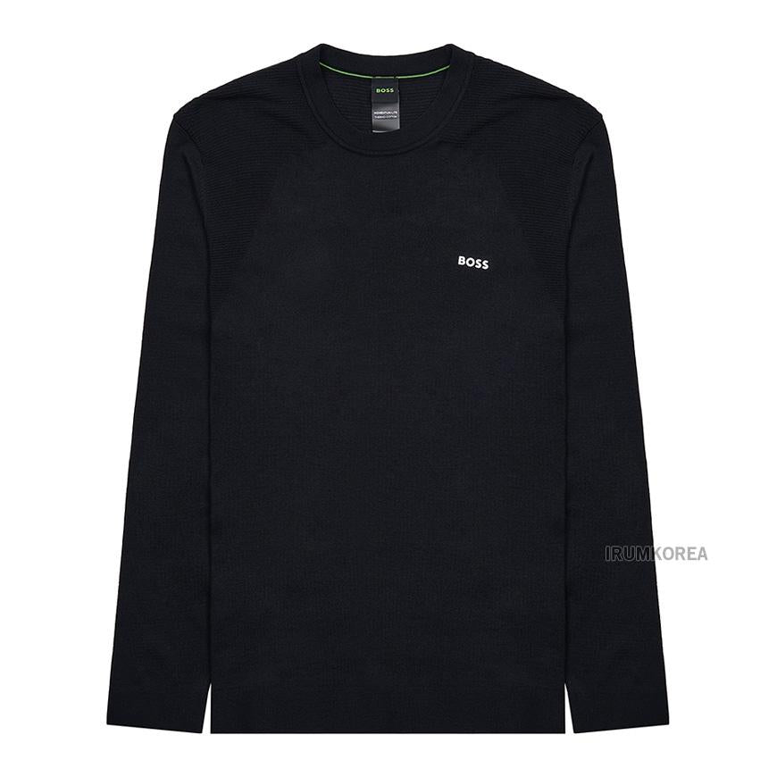 HUGO BOSS Men’s Contrast Logo Crewneck Sweater 50541944 001